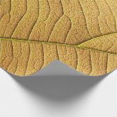 朝の黄金色の葉柄。  ラッピングペーパー (角)