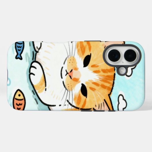 朝のPaws&Pound Case-Mate iPhoneケース (裏面 (横))