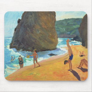 朝のPlatja dos Rosaisの肋骨Brava 1997年 マウスパッド