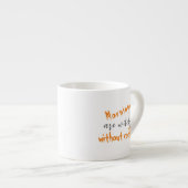 朝はウィッチーな白いハロウィン エスプレッソカップ (正面右)