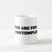 朝はコーヒーおよび熟視のマグのためです コーヒーマグカップ (中央)