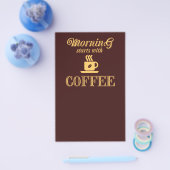 朝はコーヒーから始まる チラシ (シングル)