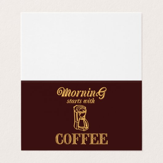朝はコーヒーから始まる 名刺 (外部フラット)