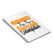 朝はコーヒーと熟考のためだ ノートブック (右側)