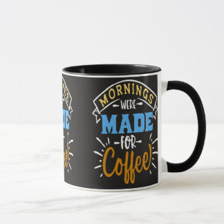 朝はコーヒーのためにある マグカップ