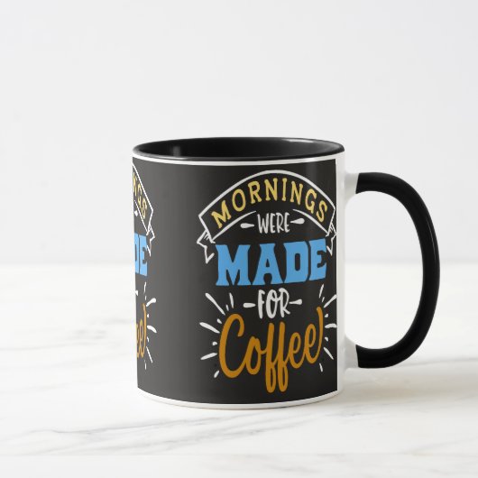 朝はコーヒーのためにある マグカップ (右)