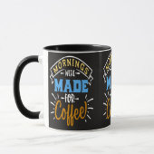朝はコーヒーのためにある マグカップ (左)