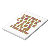 朝はコーヒーを飲みたい救で&T ノートパッド (回転)