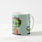 朝はゾンビ向け コーヒーマグカップ (正面右)