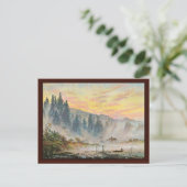 朝はフリードリヒ・カスパル・デイビッド ポストカード (スタンド正面)