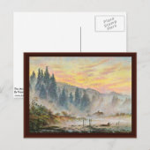 朝はフリードリヒ・カスパル・デイビッド ポストカード (正面/裏面)