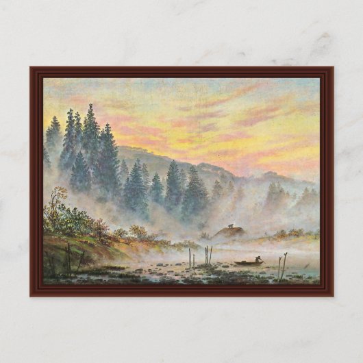 朝はフリードリヒ・カスパル・デイビッド ポストカード (正面)