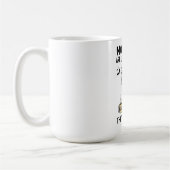 朝はヴァンパイアみたいだ コーヒーマグカップ (左)