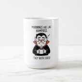 朝はヴァンパイアみたいだ コーヒーマグカップ (中央)