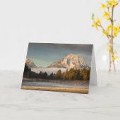 朝は取り替えます カード (黄色い花)