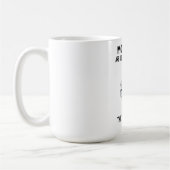 朝は吸血鬼みたい コーヒーマグカップ (左)