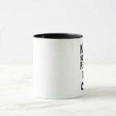 朝は得意じゃない猫 面白いコーヒーマグ マグカップ (中央)
