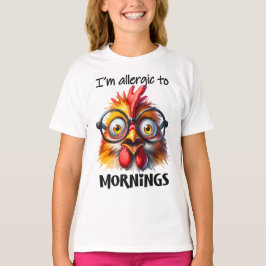 朝は苦手です！ Tシャツ