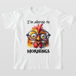 朝は苦手です！ Tシャツ
