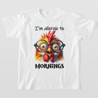 朝は苦手です！ Tシャツ