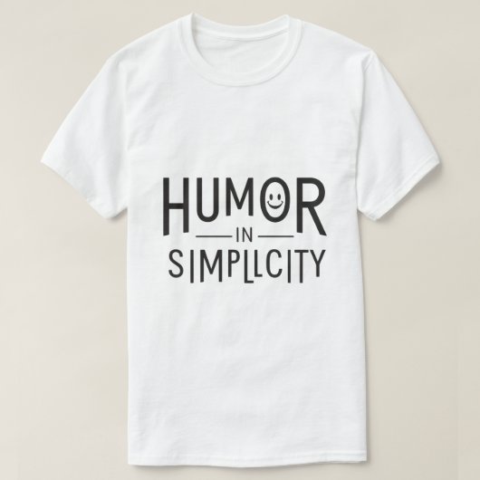 朝は苦手 – 面白いミニマリスト引用Tシャツ Tシャツ (デザイン正面)