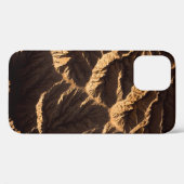 朝は黒と茶色の砂 Case-Mate iPhoneケース (裏面 (横))