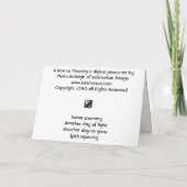 朝への弓 カード (裏面)