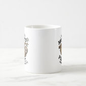 朝も人も怠けない コーヒーマグカップ (中央)