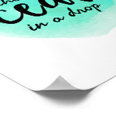 朝やる気を起こさせると感動的引用文 ポスター (角)