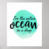 朝やる気を起こさせると感動的引用文 ポスター (正面)