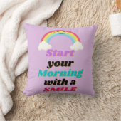 朝をスマイル クッション (ブランケット)