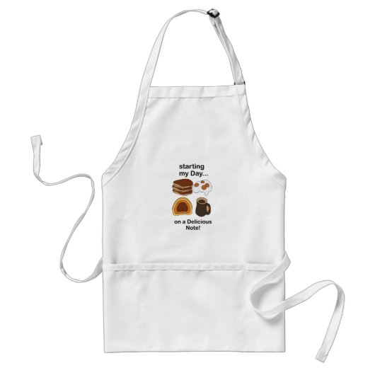 朝を美味しくスタート スタンダードエプロン (正面)