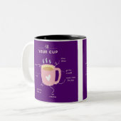 朝を自分の好みに合わせてカスタムデザインしたマグカップ ツートーンマグカップ (正面左)