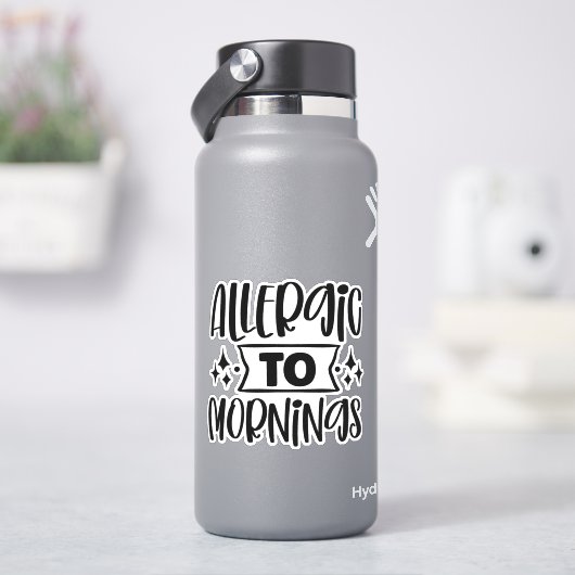朝アレルギーである シール (HydroFlask)
