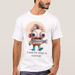朝アレルギーである Tシャツ