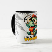 「朝アレルギー」コーヒー・紅茶 マグカップ (正面左)