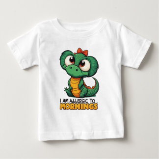 朝アレルギー ベビーTシャツ