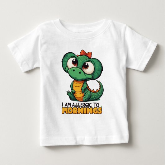 朝アレルギー ベビーTシャツ (正面)