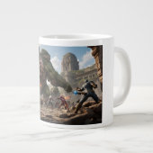 "朝エリクシャー： [SAM_SAMI]コーヒークラシックマグカップ" ジャンボコーヒーマグカップ (正面右)