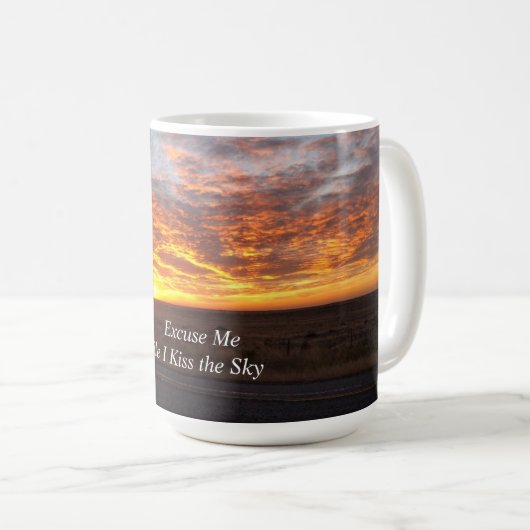 朝カスタマイズ日の出をキャプチャCoffee Mug コーヒーマグカップ (正面右)