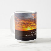 朝カスタマイズ日の出をキャプチャCoffee Mug コーヒーマグカップ (正面左)