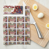 朝ジャーナル キッチンタオル (四つ折り)