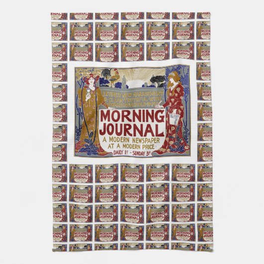 朝ジャーナル キッチンタオル (縦)