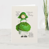 朝ビクトリアン日のカードのトップ カード (正面)