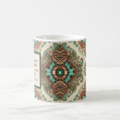 朝ファンシー伝統的賛美のマグカップ コーヒーマグカップ (中央)