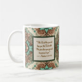 朝ファンシー伝統的賛美のマグカップ コーヒーマグカップ (左)