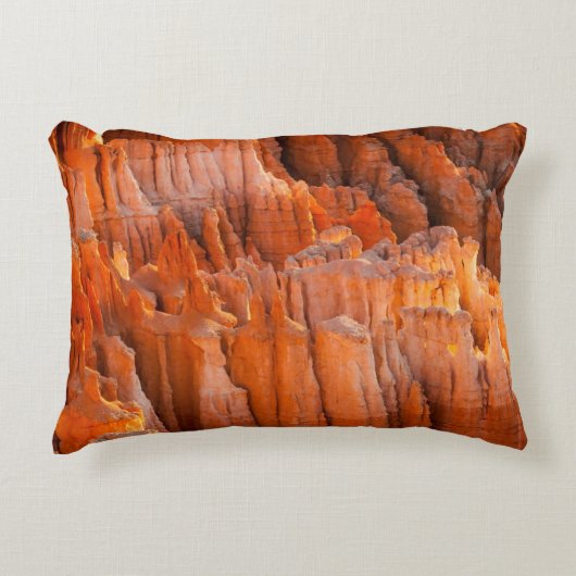 朝ライトの石のHoodoos アクセントクッション (正面)