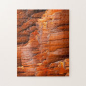 朝ライトの石のHoodoos ジグソーパズル (縦)