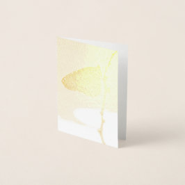 朝ライトの（昆虫）オオカバマダラ、モナーク 箔カード