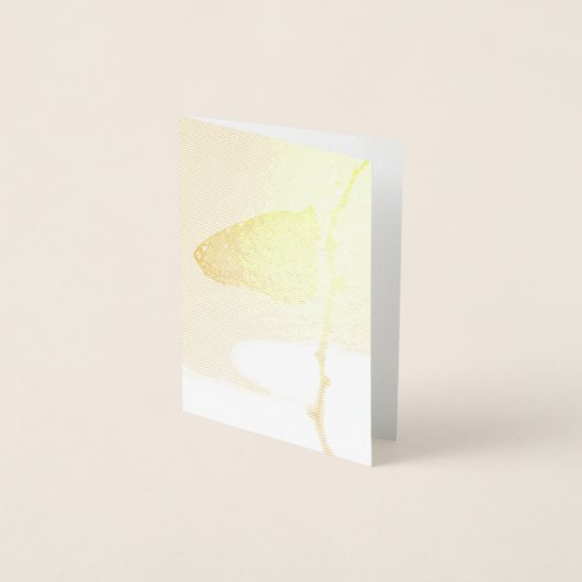 朝ライトの（昆虫）オオカバマダラ、モナーク 箔カード (正面)